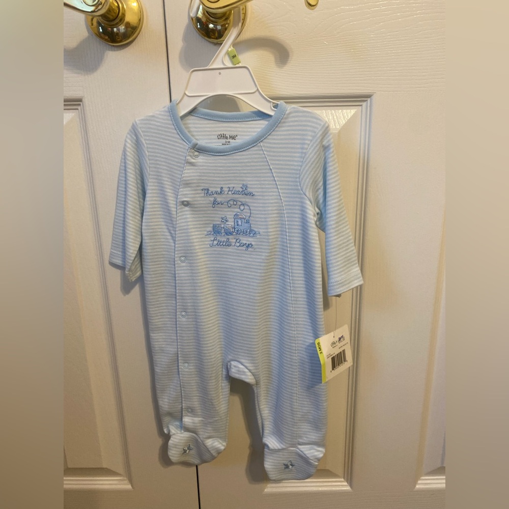Little Me Footie - “Thank Heaven for Little Boys”